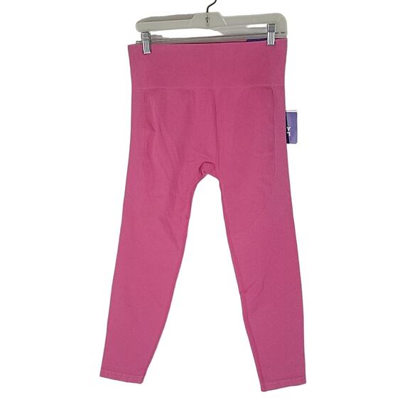 Joy Lab 7/8 Length High-Rise Leggings, Ribbed, Pink, Sz XL, NWT - Picture 1 of 6